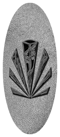 Black Sunburst Shimmer Silver